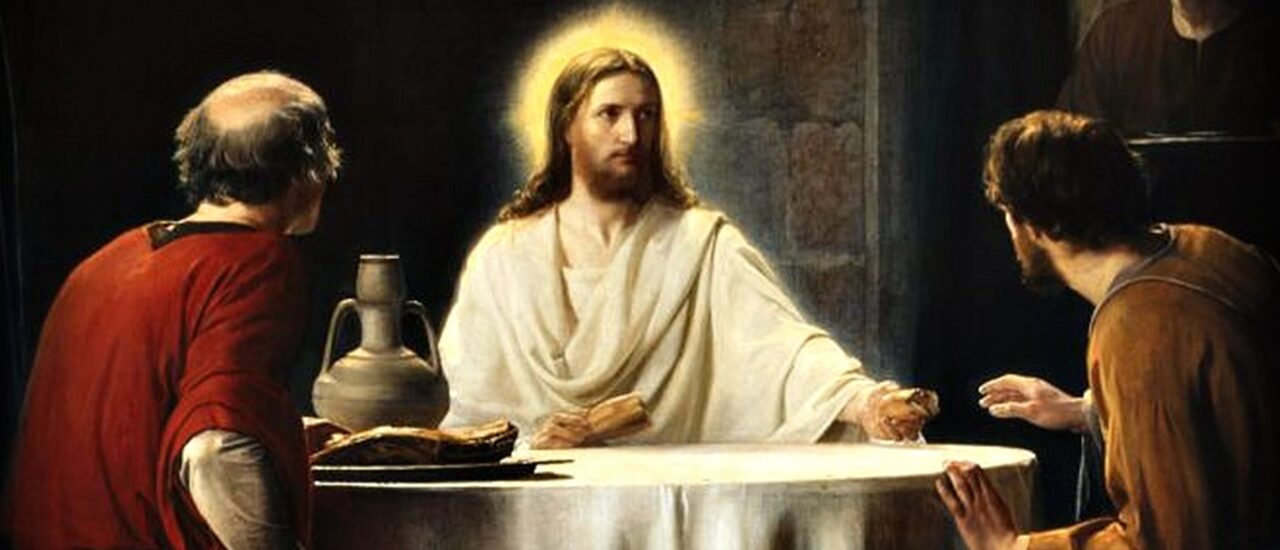 “La mia carne è vero cibo, e il mio sangue vera bevanda.”  + Dal Vangelo secondo Giovanni 6,51-58