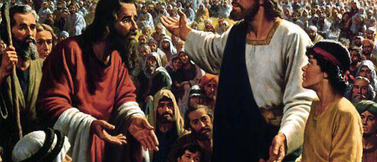 Gesù guarisce molti malati e moltiplica i pani.  + Dal Vangelo secondo Matteo 15,29-37