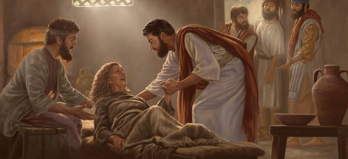 Gesù guarì molti che erano afflitti da diverse malattie.  + Dal Vangelo secondo Marco 1,29-39