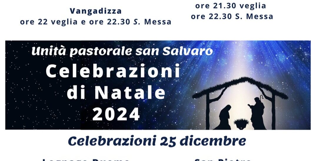 Celebrazioni e Confessioni Natale 2024