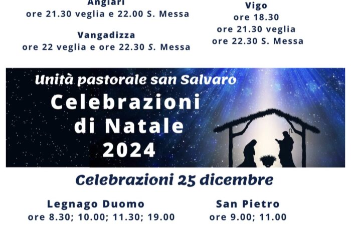 Celebrazioni e Confessioni Natale 2024