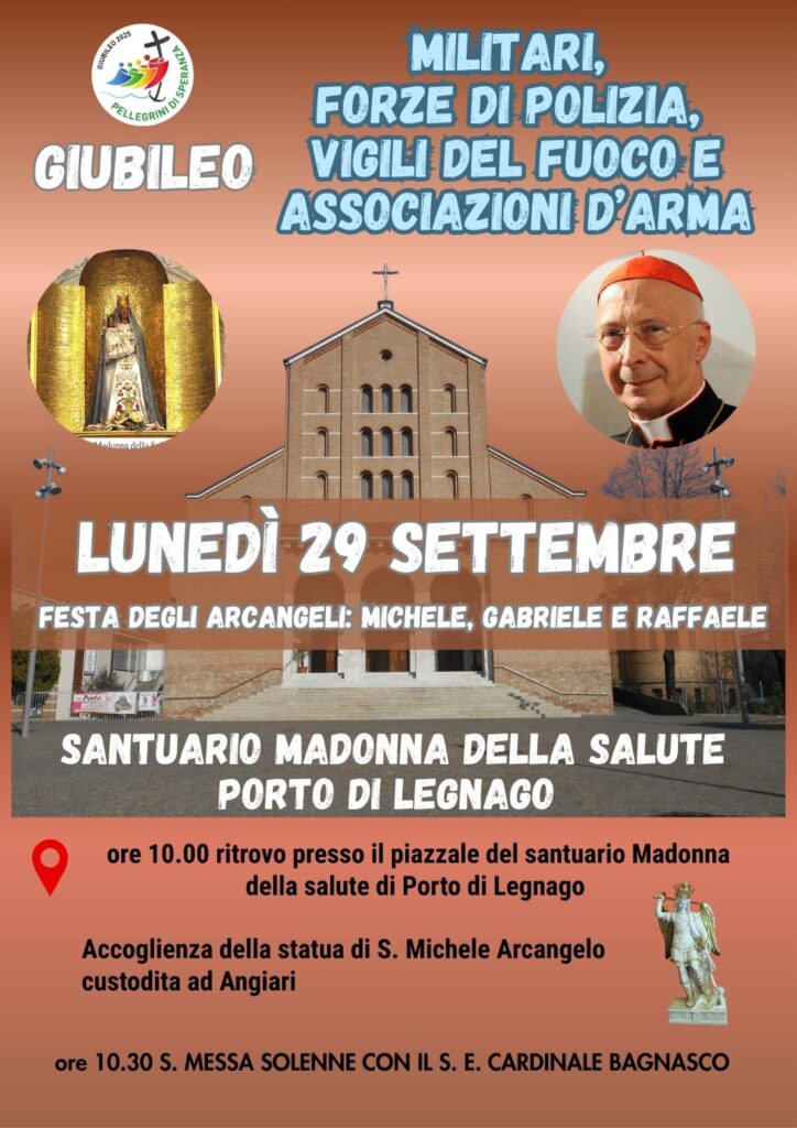 LUNEDÌ 29 SETTEMBRE - GIUBILEO MILITARI, FORZE DI POLIZIA, VIGILI DEL FUOCO E ASSOCIAZIONI D'ARMA